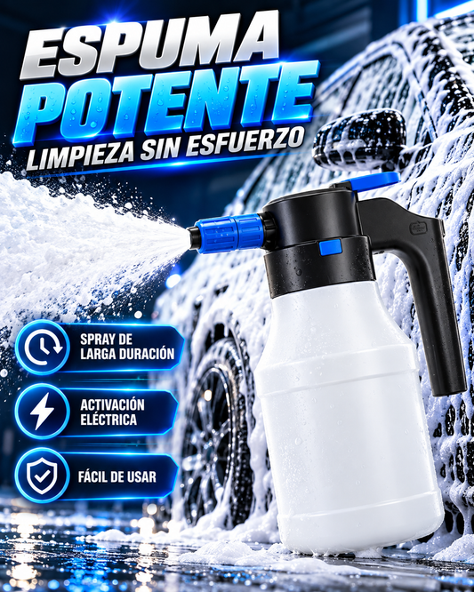 Pulverizador de Espuma Eléctrico 1,5L para Coche | Cañón de Espuma