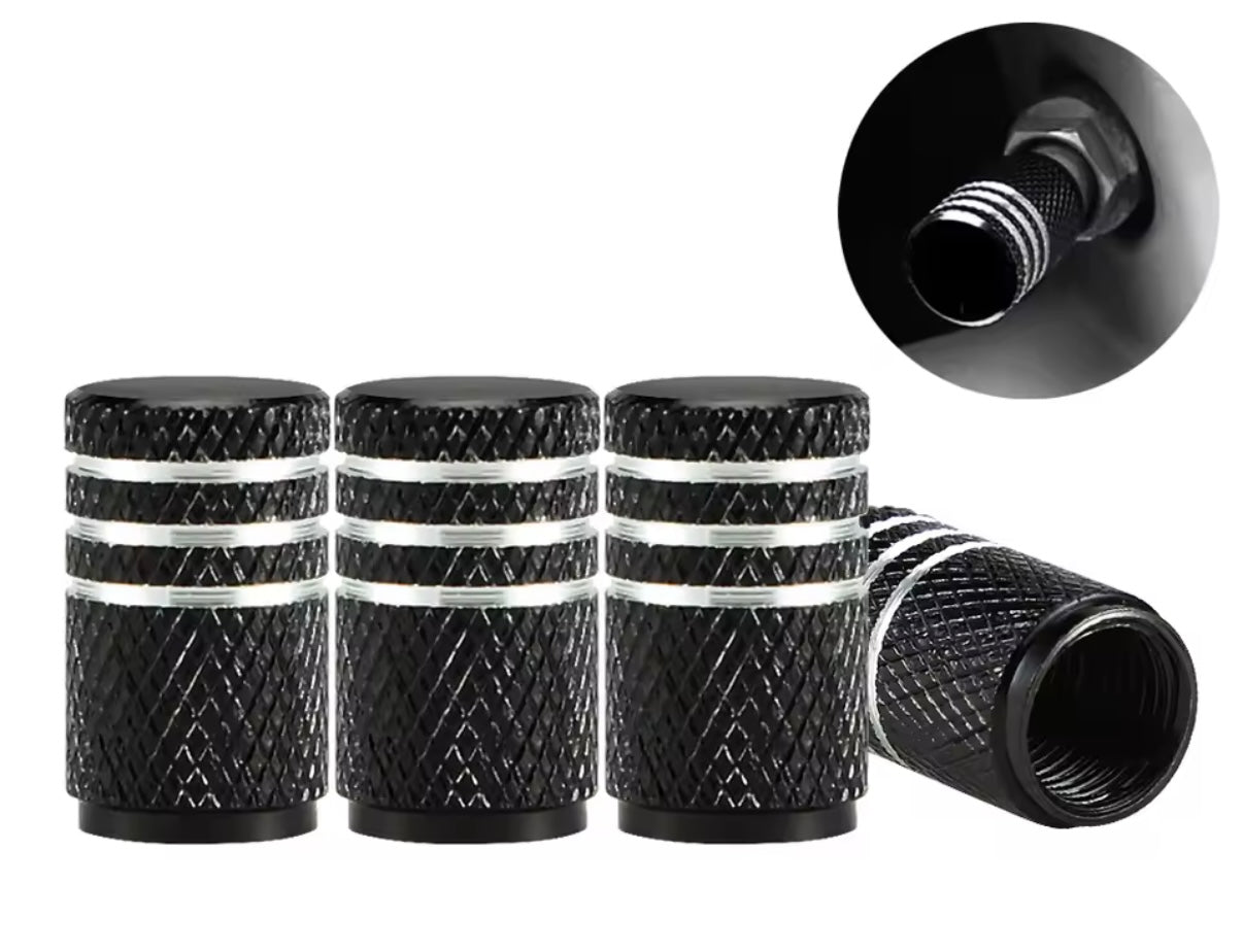 4-Tapones para válvulas de coche,disponible en varios colores.