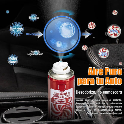 Eliminador de Olores para Coche | Anti Tabaco, Mascotas y Humedad