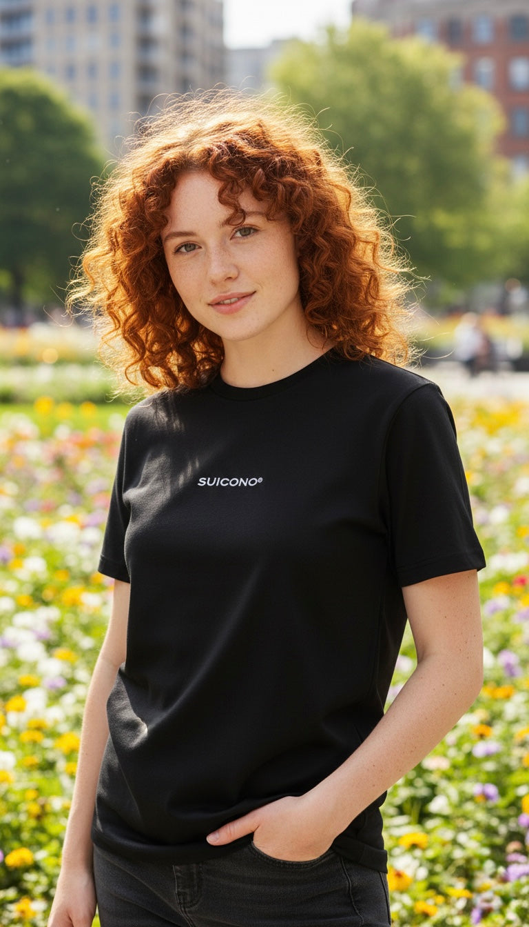 Camiseta Unisex 100% Algodón con Logo Bordado | Camiseta Básica Premium Cómoda y Atemporal