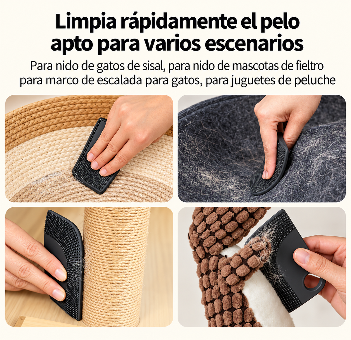 Quitapelos de Mascotas Reutilizable