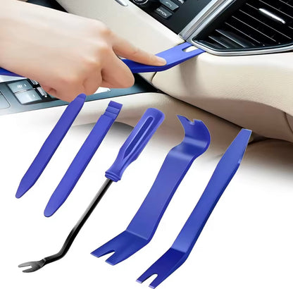 Juego de herramientas de mano para coche.