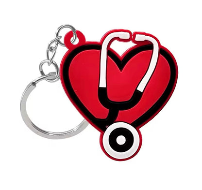 LLaveros de goma de PVC para enfermeras.