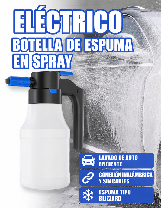 Pulverizador de Espuma Eléctrico 1,5L para Coche | Cañón de Espuma