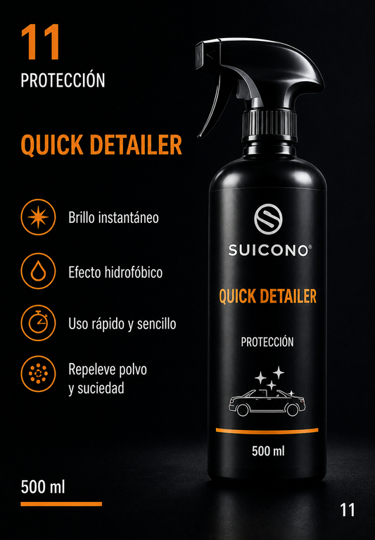 SUICONO® Quick Detailer – Brillo y Protección para Carrocería