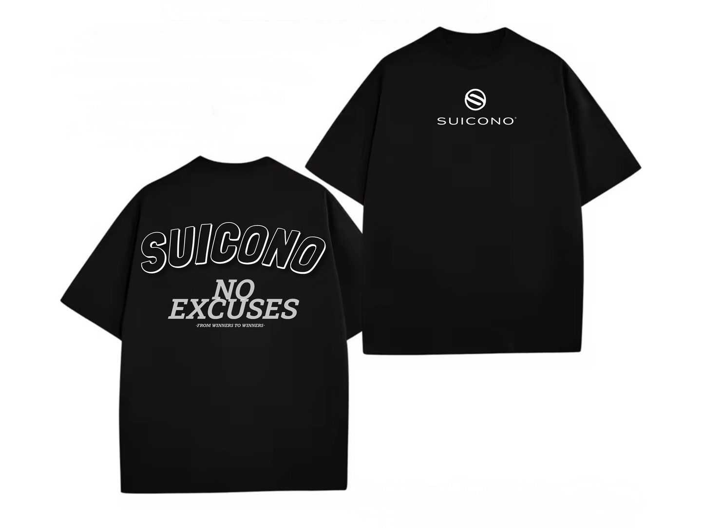 Camiseta 100% Algodón “No Excuses” | FROM WINNERS TO WINNERS