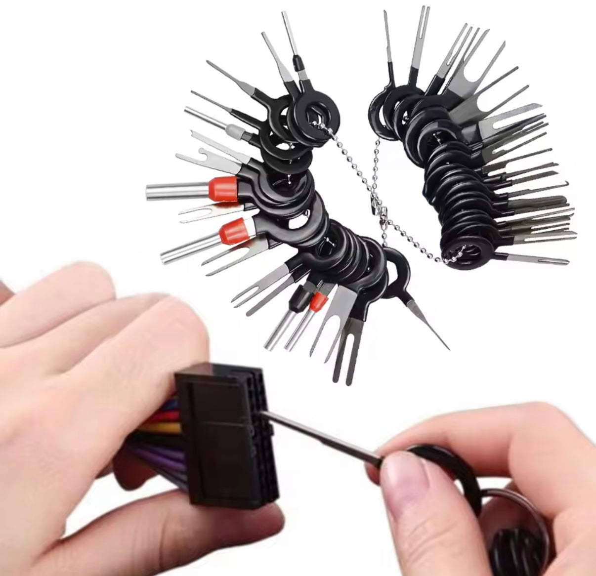 26-teiliges Stiftauszieher-Set mit Koffer – Profi-Werkzeug für elektrische Steckverbinder