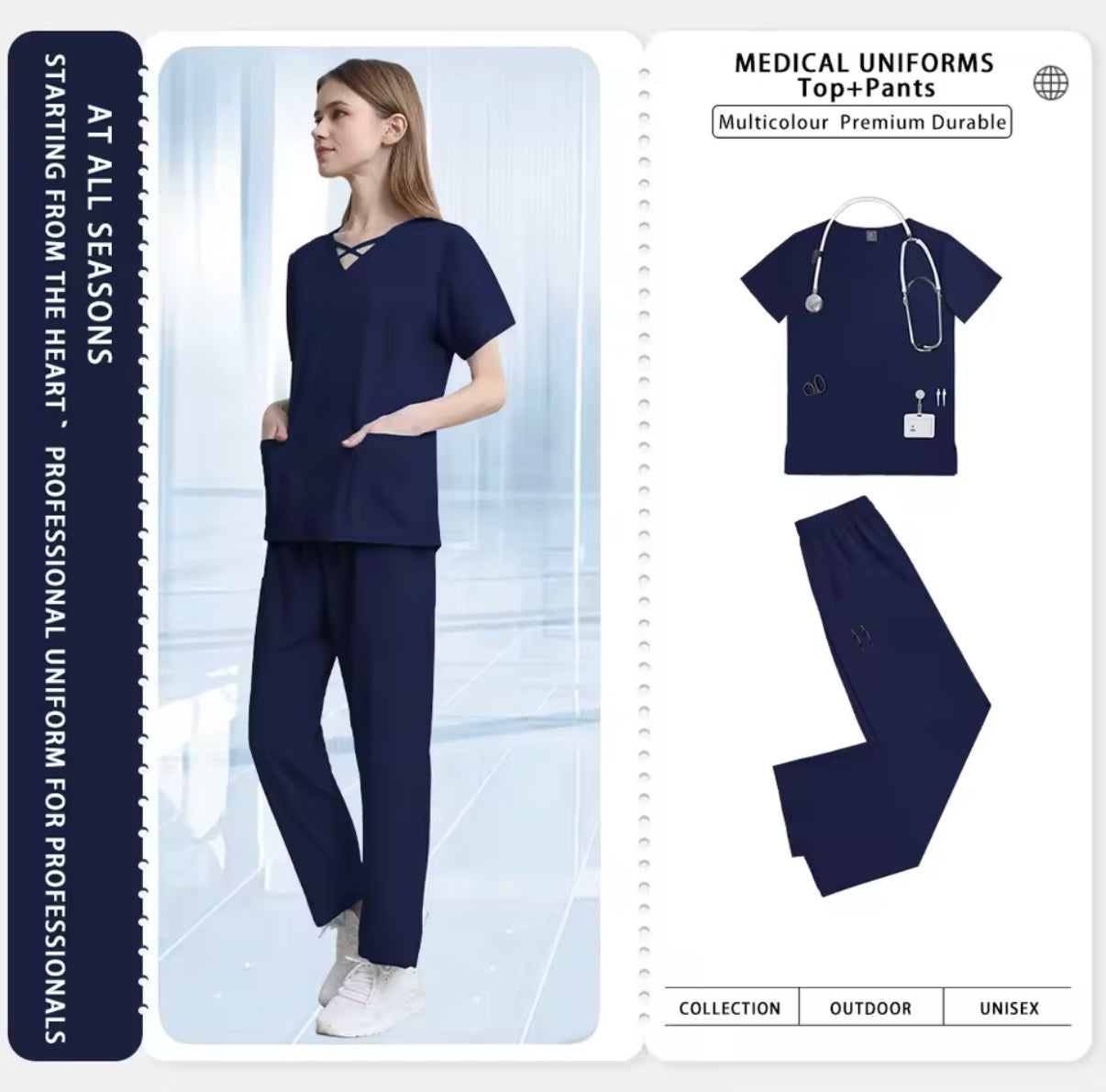 Berufsuniformen für Krankenschwestern, Ärzte und Zahnärzte | Komfort und Stil