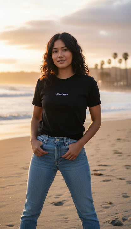 Camiseta Unisex 100% Algodón con Logo Bordado | Camiseta Básica Premium Cómoda y Atemporal