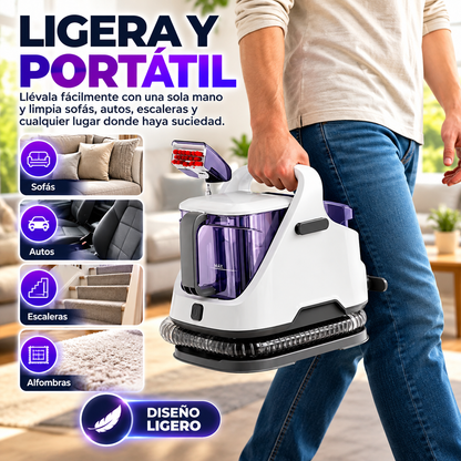 Limpiadora portátil de alfombras y tapicerías – limpieza profunda