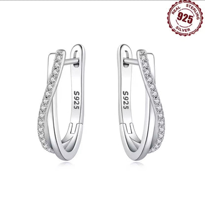 Pendientes Estrella Trenzada Plata 925 | Joyería Fina Mujer