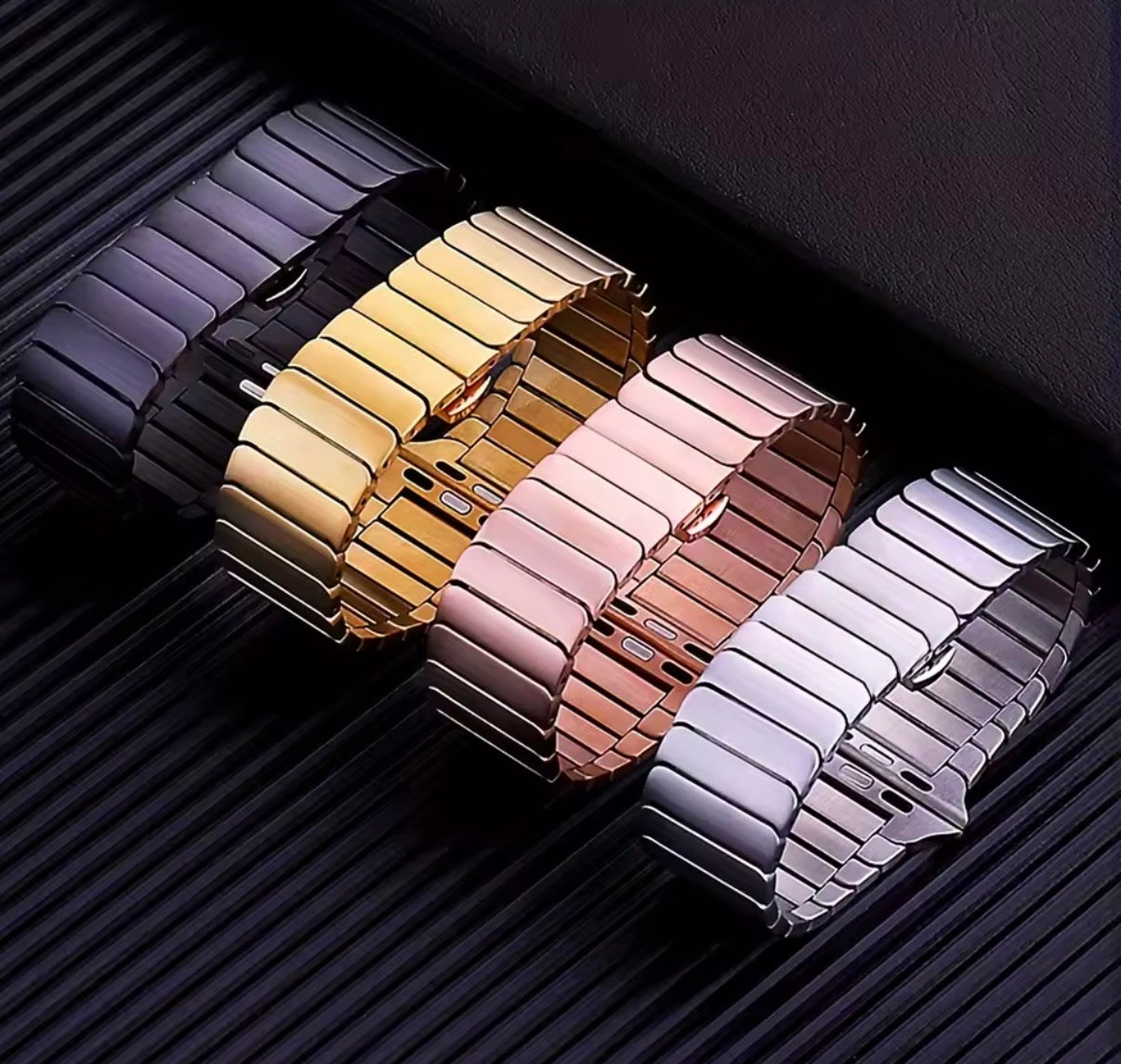 Correa Apple Watch de Acero Inoxidable | Compatible Series 3–11