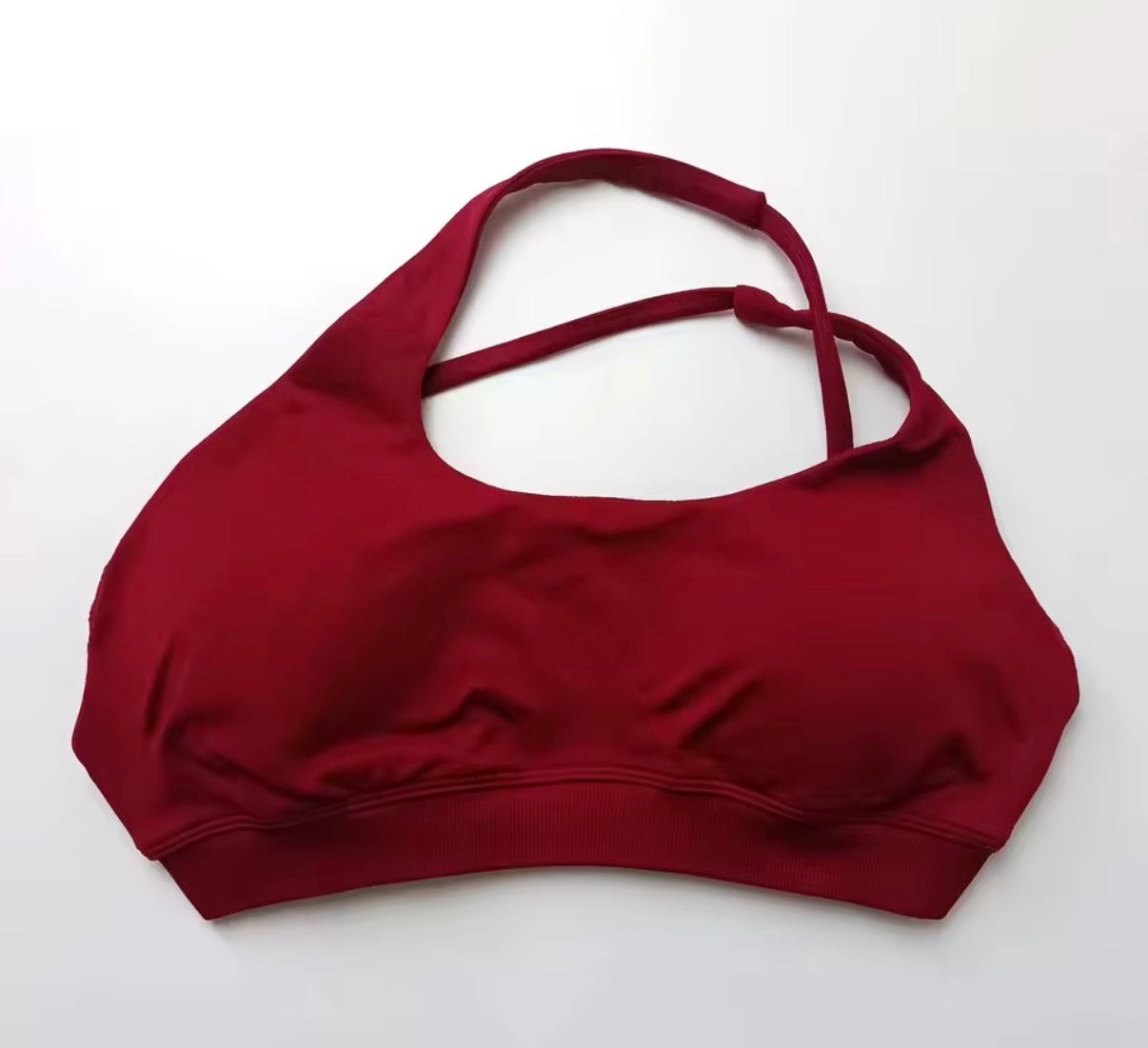 Sujetador Deportivo Asimétrico para Mujer | Top Gym de Un Hombro sin Costuras con Alto Soporte para Fitness, Yoga y Running