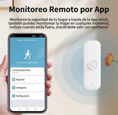 Sensor de Movimiento WiFi Tuya PIR Inteligente | Detector de Presencia Smart Life, Compatible con Alexa, Alarma Hogar (copia)