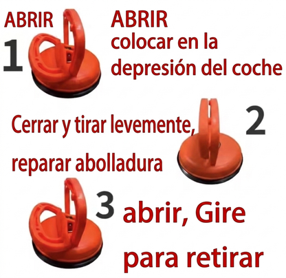 Kit Reparación de Abolladuras para Coche con Ventosa Fuerte | Extractor de Golpes