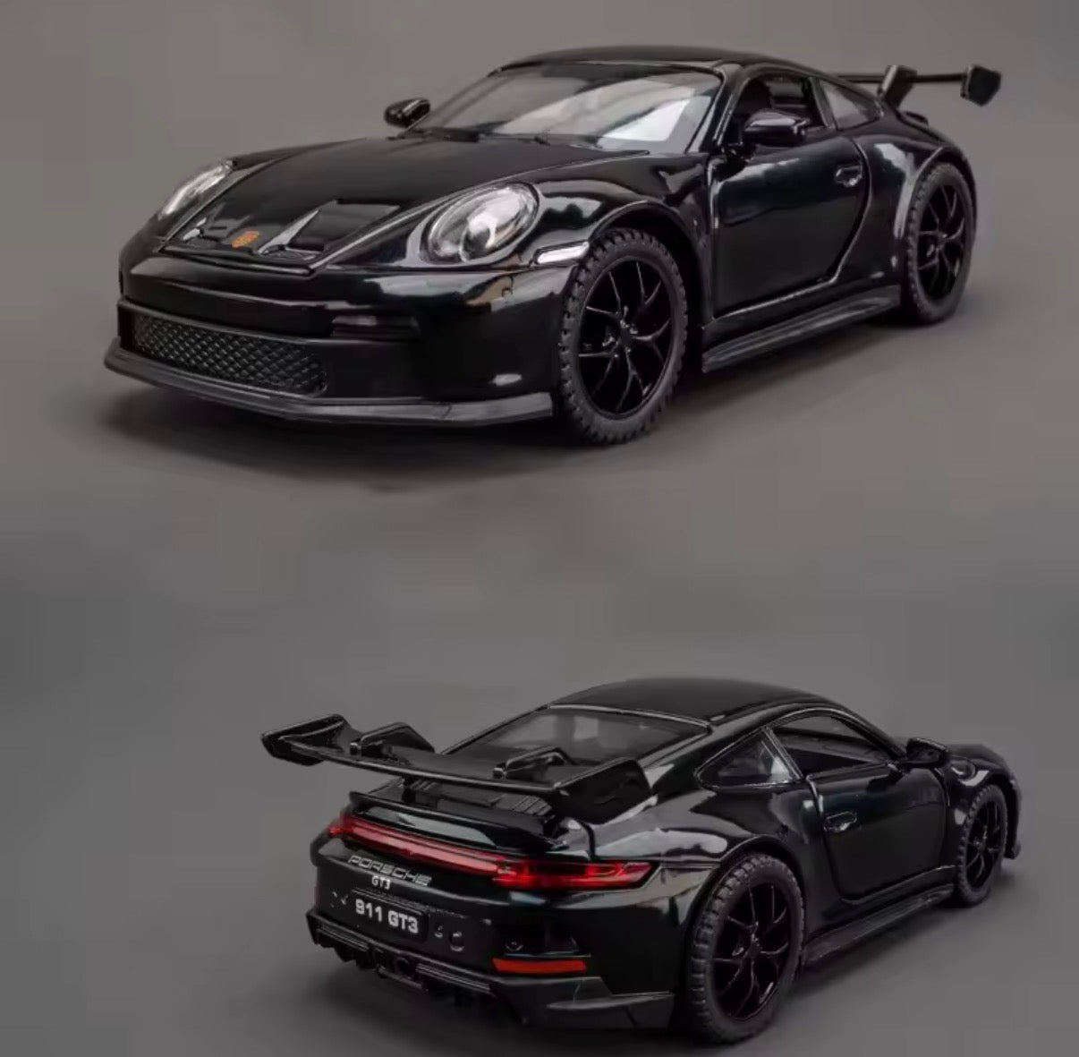 Porsche 911 GT3 RS 1:32 – Coche Deportivo Diecast de Aleación | Modelo con Luces y Sonido | Alta Simulación para Colección y Regalo