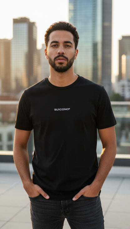 Camiseta Unisex 100% Algodón con Logo Bordado | Camiseta Básica Premium Cómoda y Atemporal