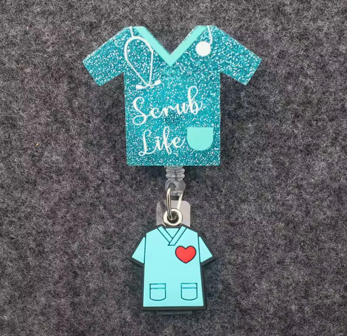 Portatarjetas retráctil, exposición, tarjeta de nombre de Enfermera