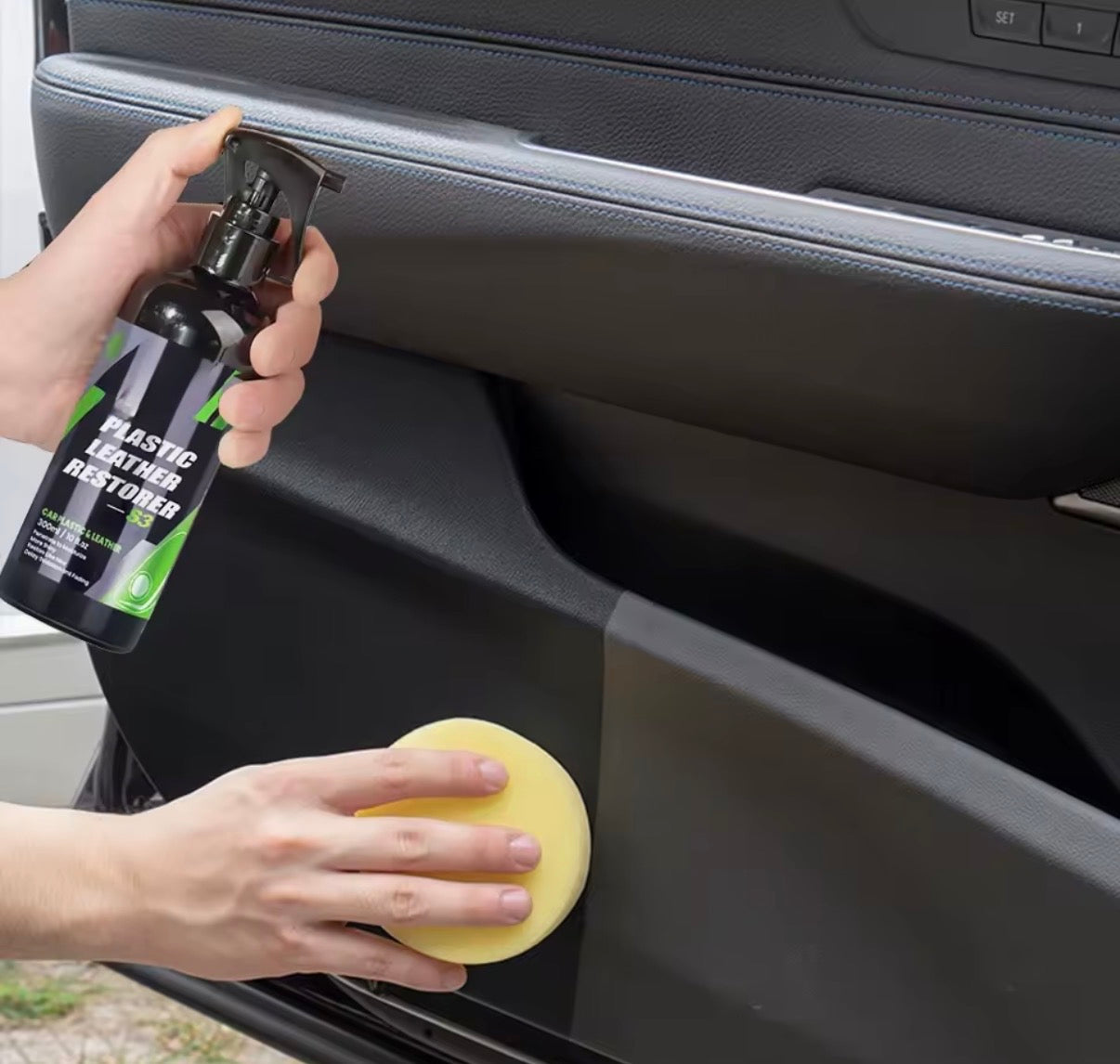 Restaurador de Cuero y Plástico para Coche – Acondicionador Interior