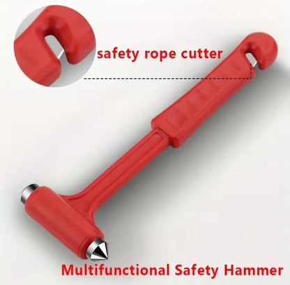 Martillo de Escape de seguridad de emergencia dos en uno para coche.