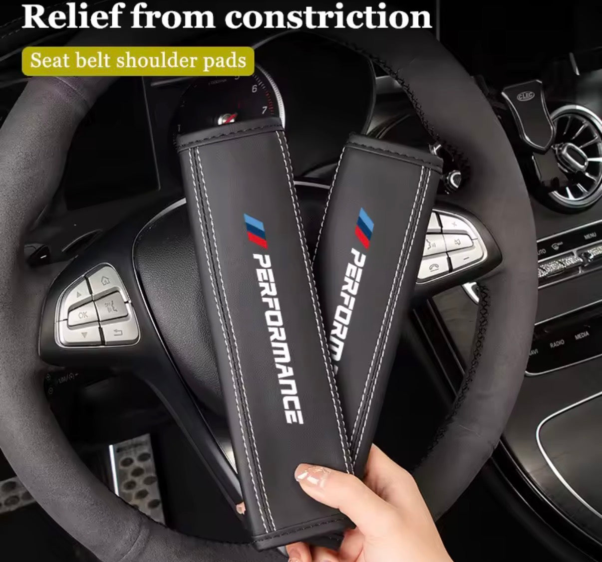 Fundas Cinturón Seguridad BMW | Protector Hombro Coche