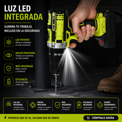 Professional 28V Cordless Impact Drill