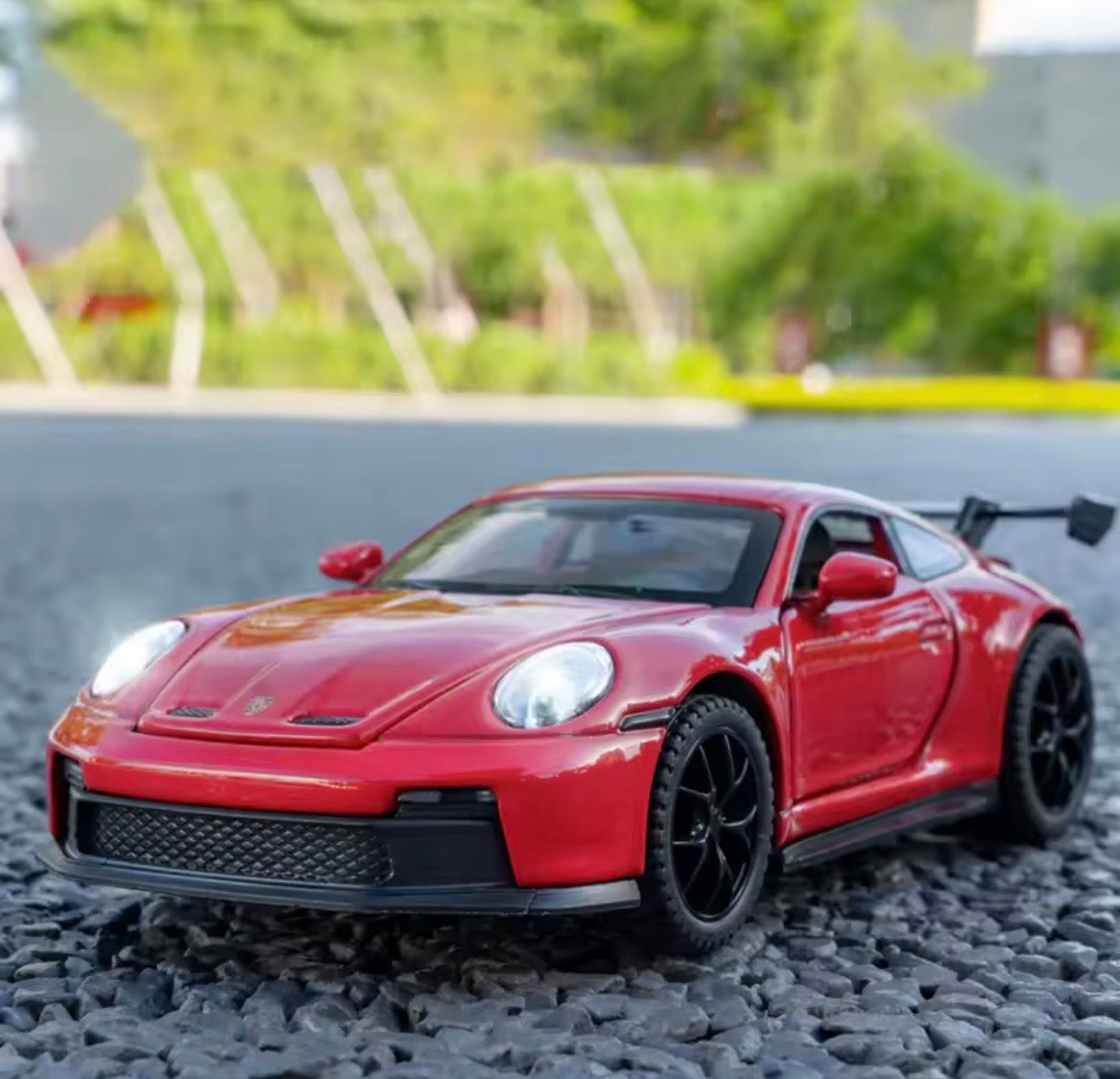 Porsche 911 GT3 RS 1:32 – Coche Deportivo Diecast de Aleación | Modelo con Luces y Sonido | Alta Simulación para Colección y Regalo