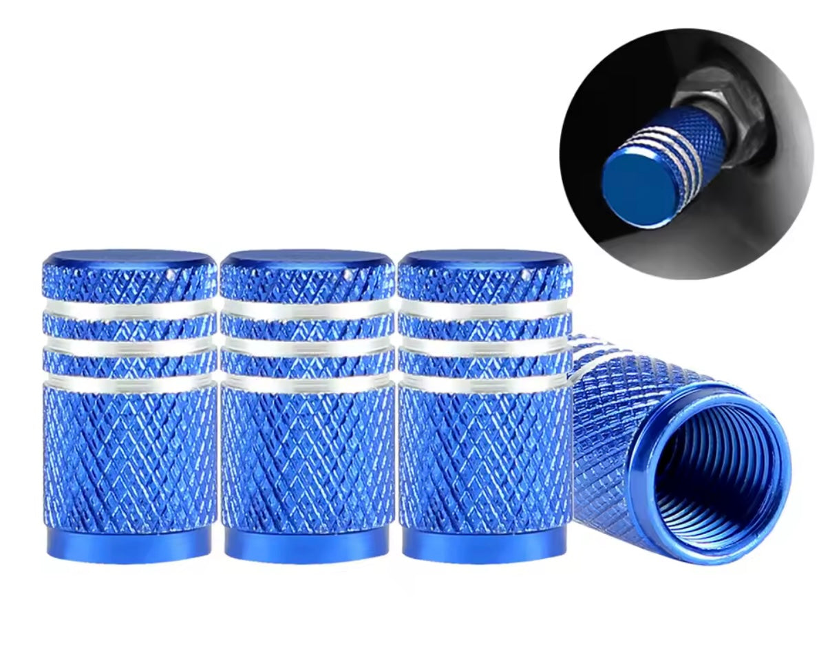 4-Tapones para válvulas de coche,disponible en varios colores.