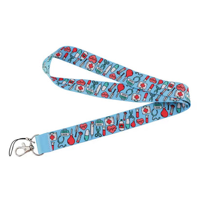 Layard de cuello para llaves de enfermera, adornos colgantes.