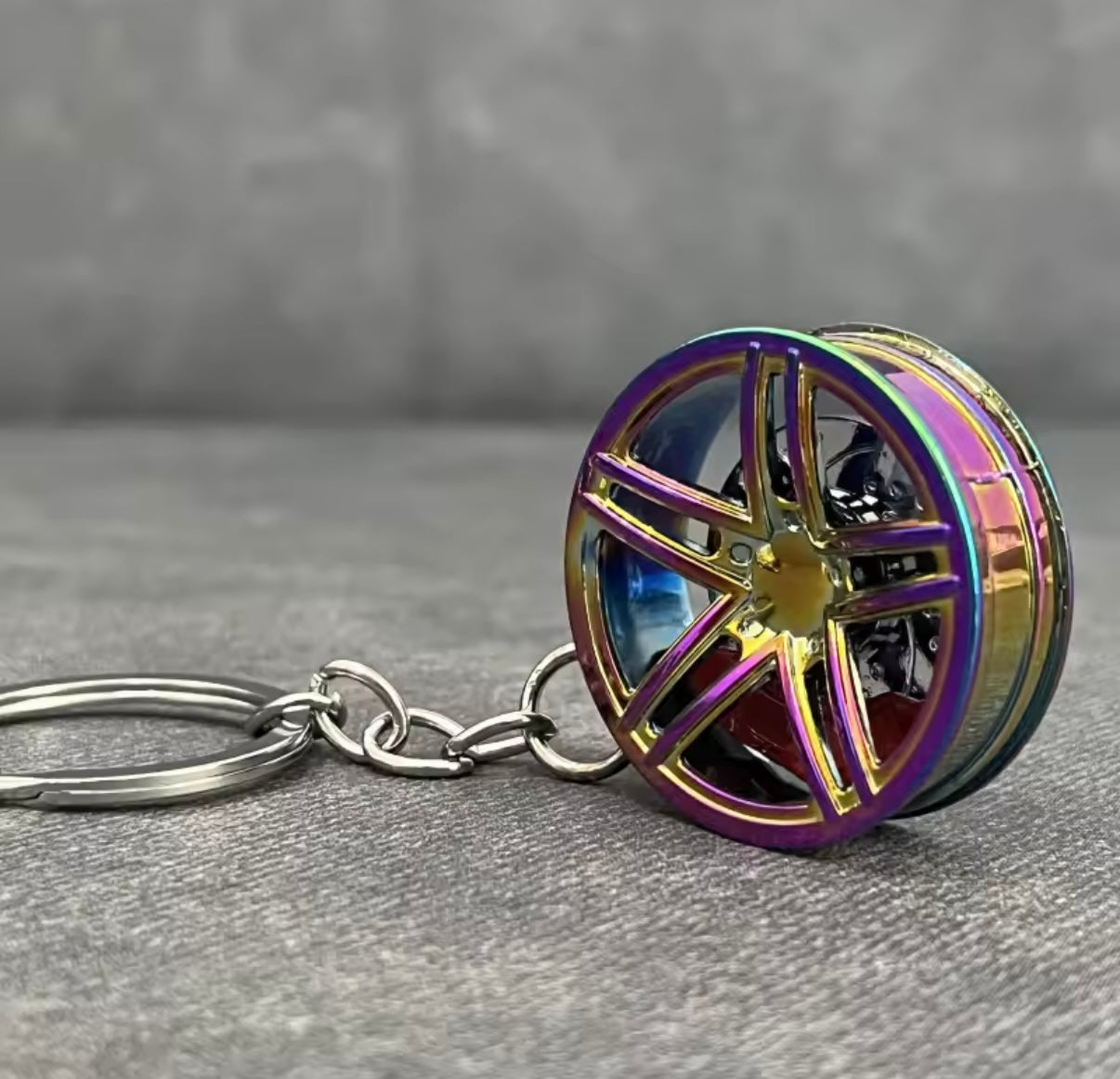 Llavero de metal amantes del motor