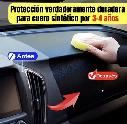 Restaurador de Plásticos para Coche | Renovador Negro Brillante y Protección Duradera
