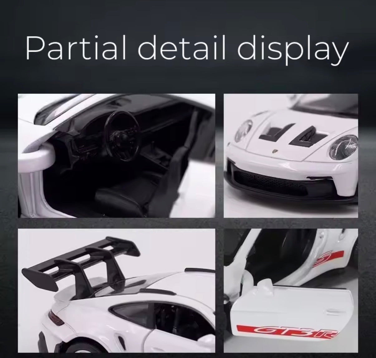 Porsche 911 GT3 RS 1:36 – Coche Miniatura de Aleación | Deportivo con Retrofricción | Juguete Coleccionable