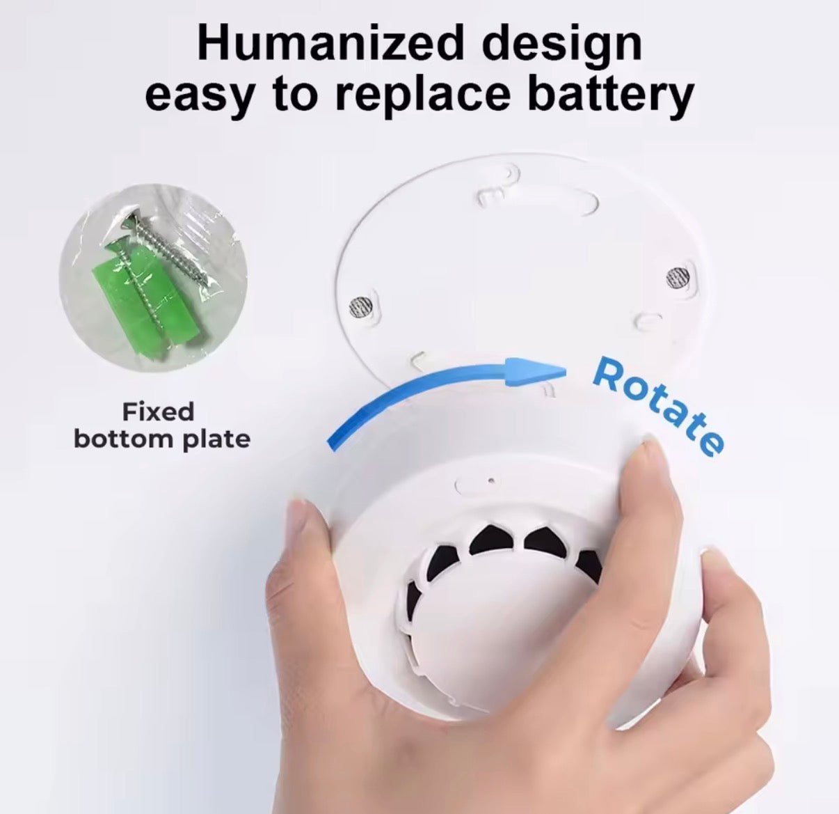 Detector de Humo WiFi Tuya Inteligente | Alarma Contra Incendios con App Smart Life