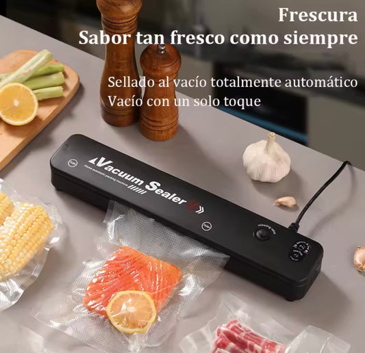 Envasadora al Vacío Multifunción + 10 Bolsas Gratis – Conserva Alimentos Frescos y Ahorra Dinero