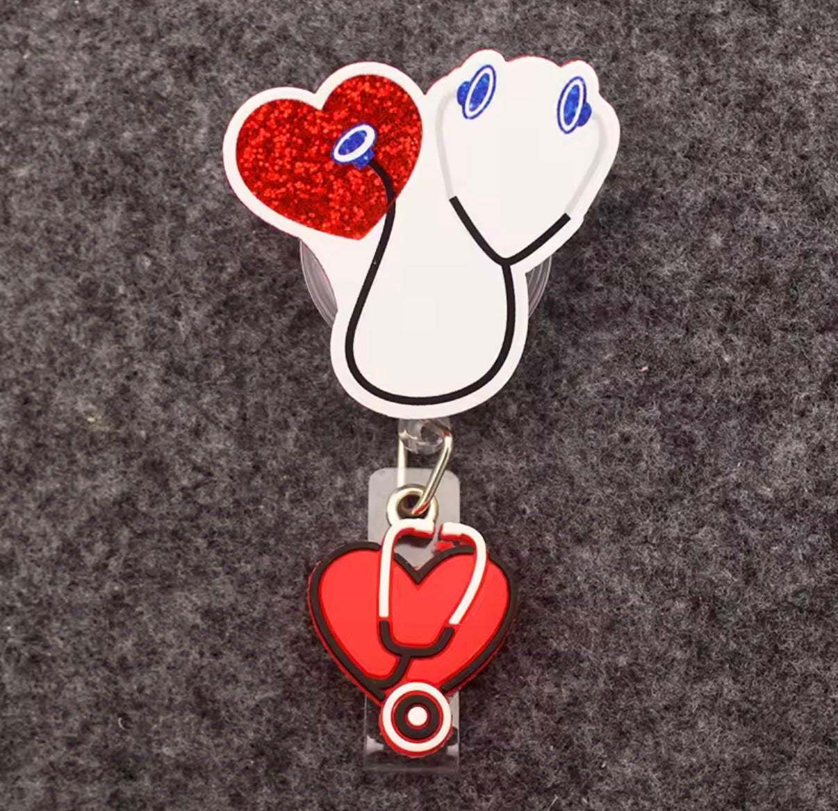 Portatarjetas retráctil, exposición, tarjeta de nombre de Enfermera