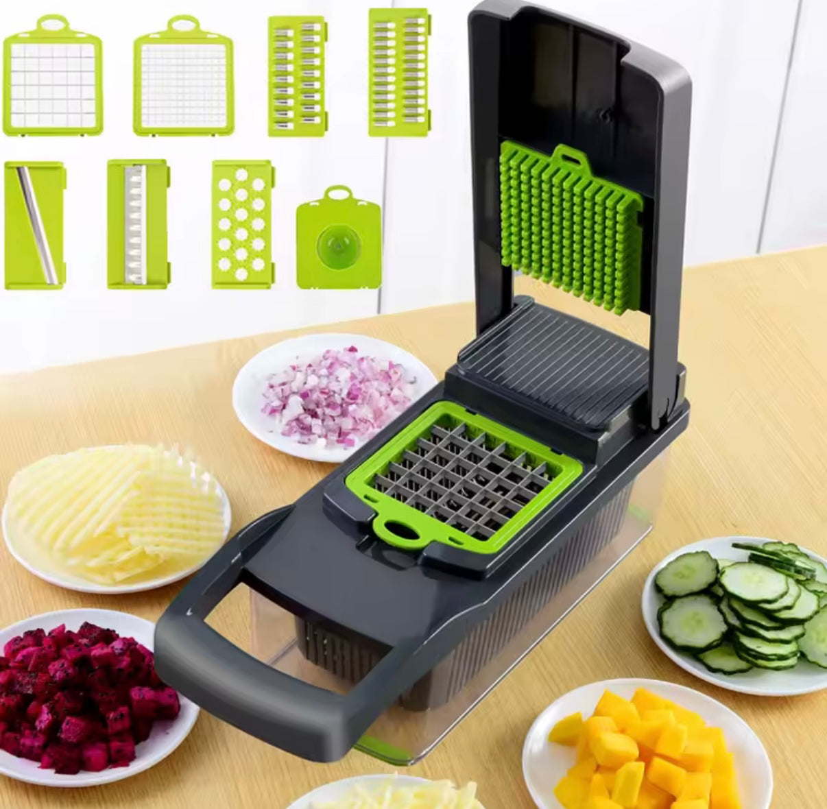 Mandolina Para Cocina, Multiusos 16 En 1.