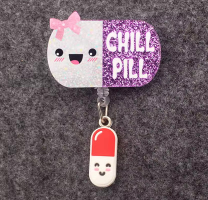 Portatarjetas retráctil, exposición, tarjeta de nombre de Enfermera