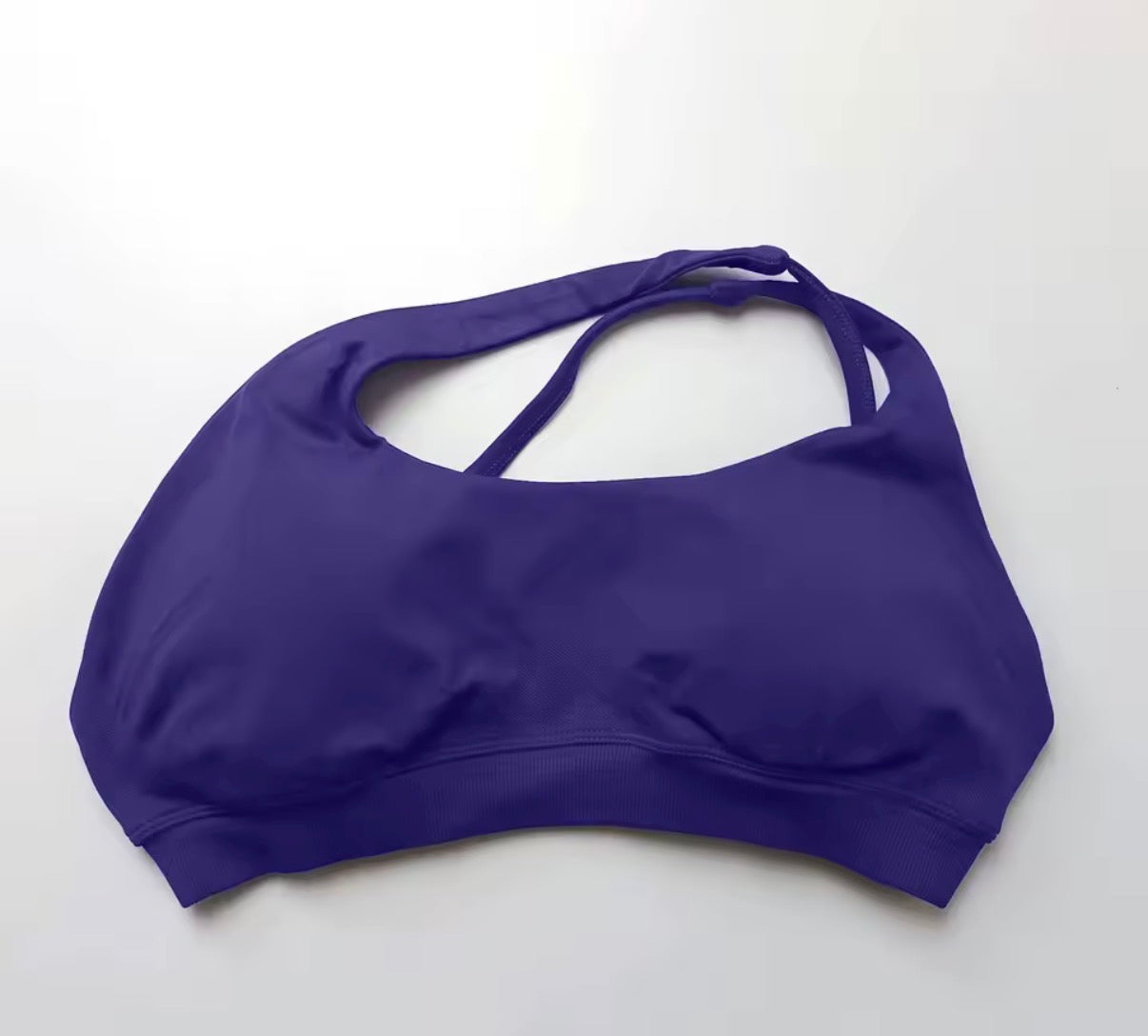 Sujetador Deportivo Asimétrico para Mujer | Top Gym de Un Hombro sin Costuras con Alto Soporte para Fitness, Yoga y Running