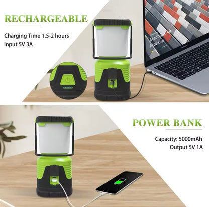 Lámpara Camping IP54 con batería 5000mAh.