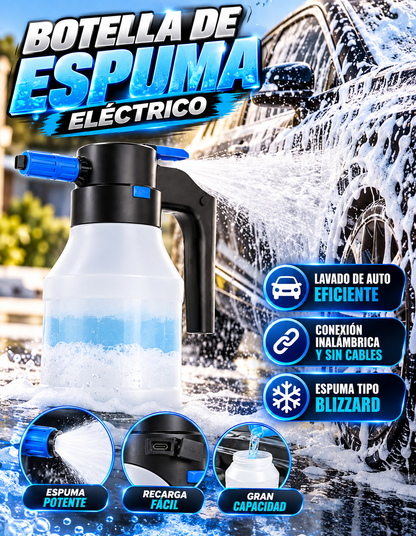 Pulverizador de Espuma Eléctrico 1,5L para Coche | Cañón de Espuma