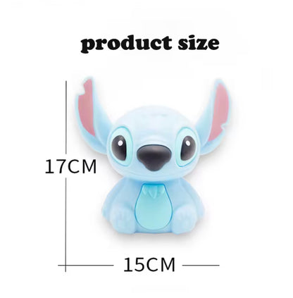 Lámpara nocturna Stitch Kawaii USB táctil – Luz suave decorativa