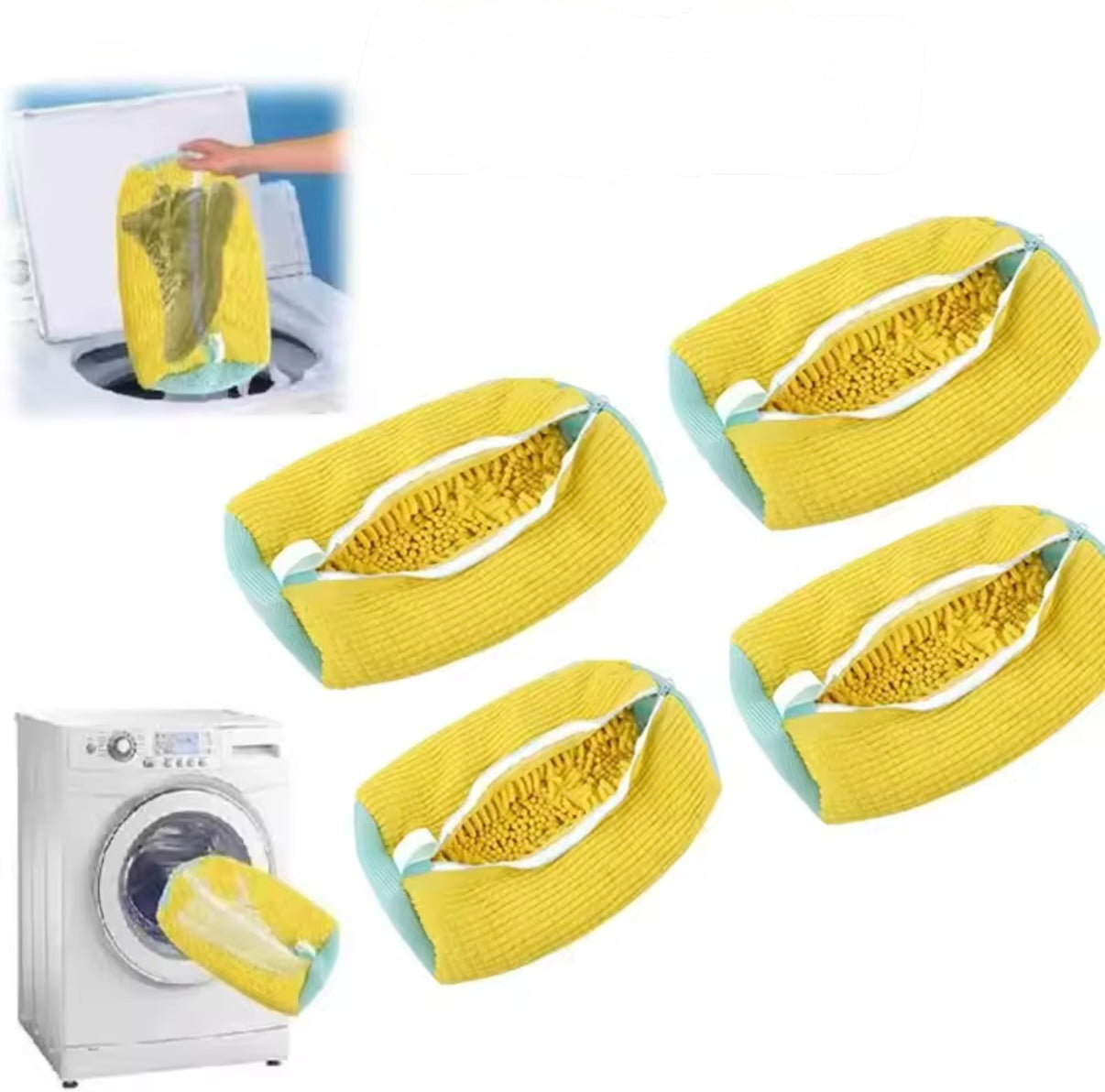 Bolsa protectora para lavar zapatillas en lavadora