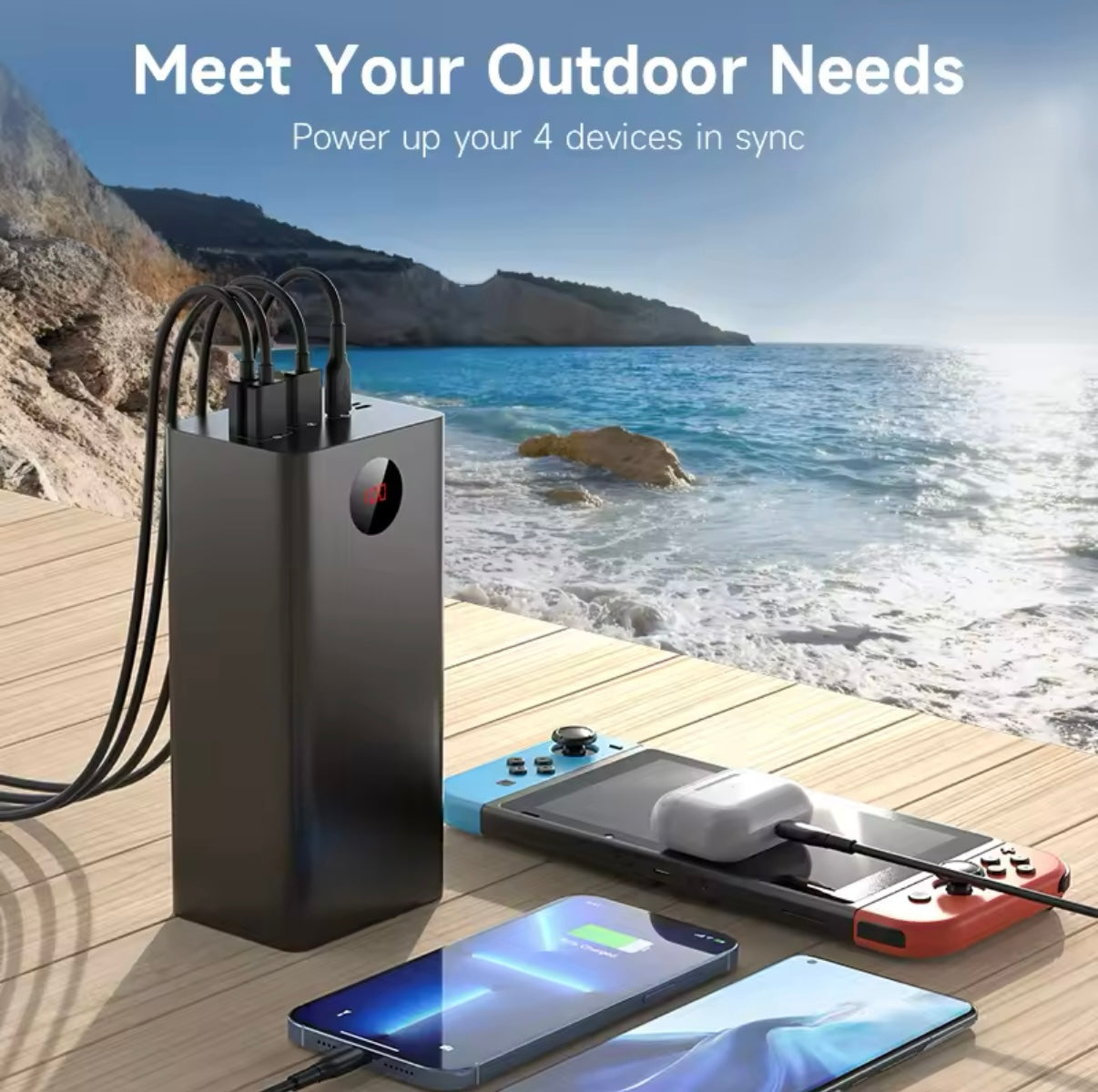 60000mAh batería portátil de energía para movil y ordenador.