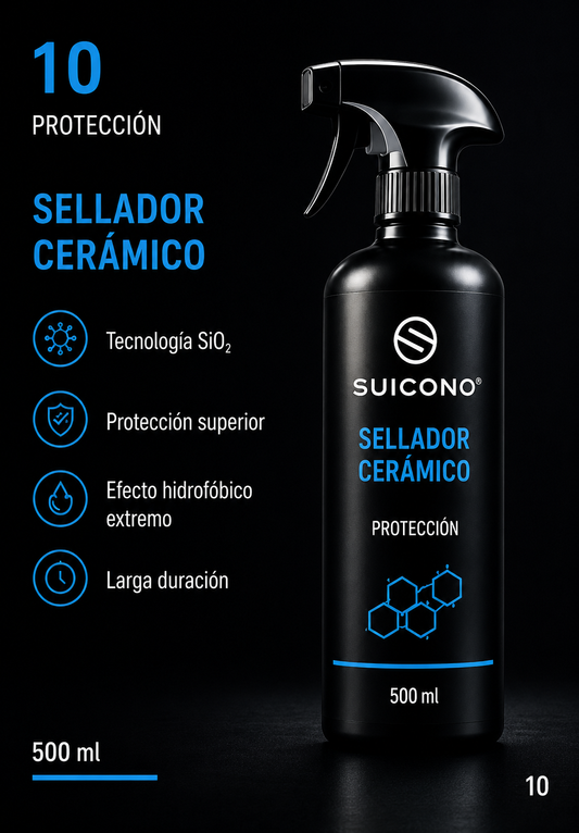 SUICONO® Sellador Cerámico – Protección SiO₂ para Coche