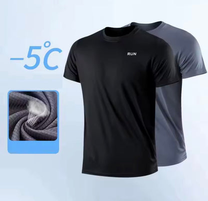 Pack 3 Camisetas Deportivas Hombre | Transpirable, Secado Rápido y Ligera | Running, Gimnasio, Fitness, Entrenamiento, Crossfit