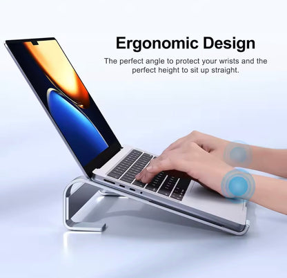 Soporte para Portátil Ajustable de Escritorio | Elevador Compatible con MacBook, Dell, HP, Lenovo y más (13–17”)