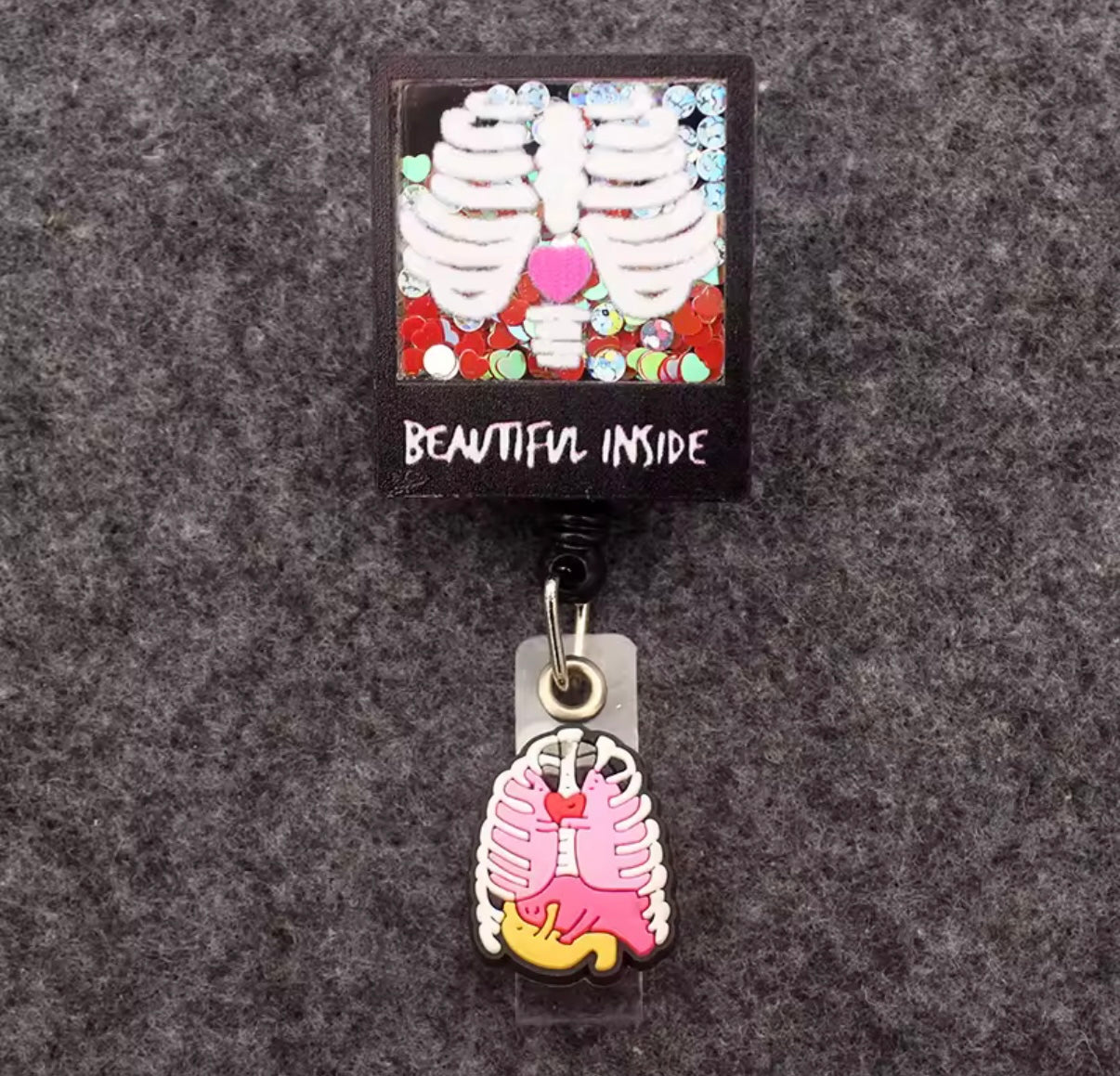 Portatarjetas retráctil, exposición, tarjeta de nombre de Enfermera