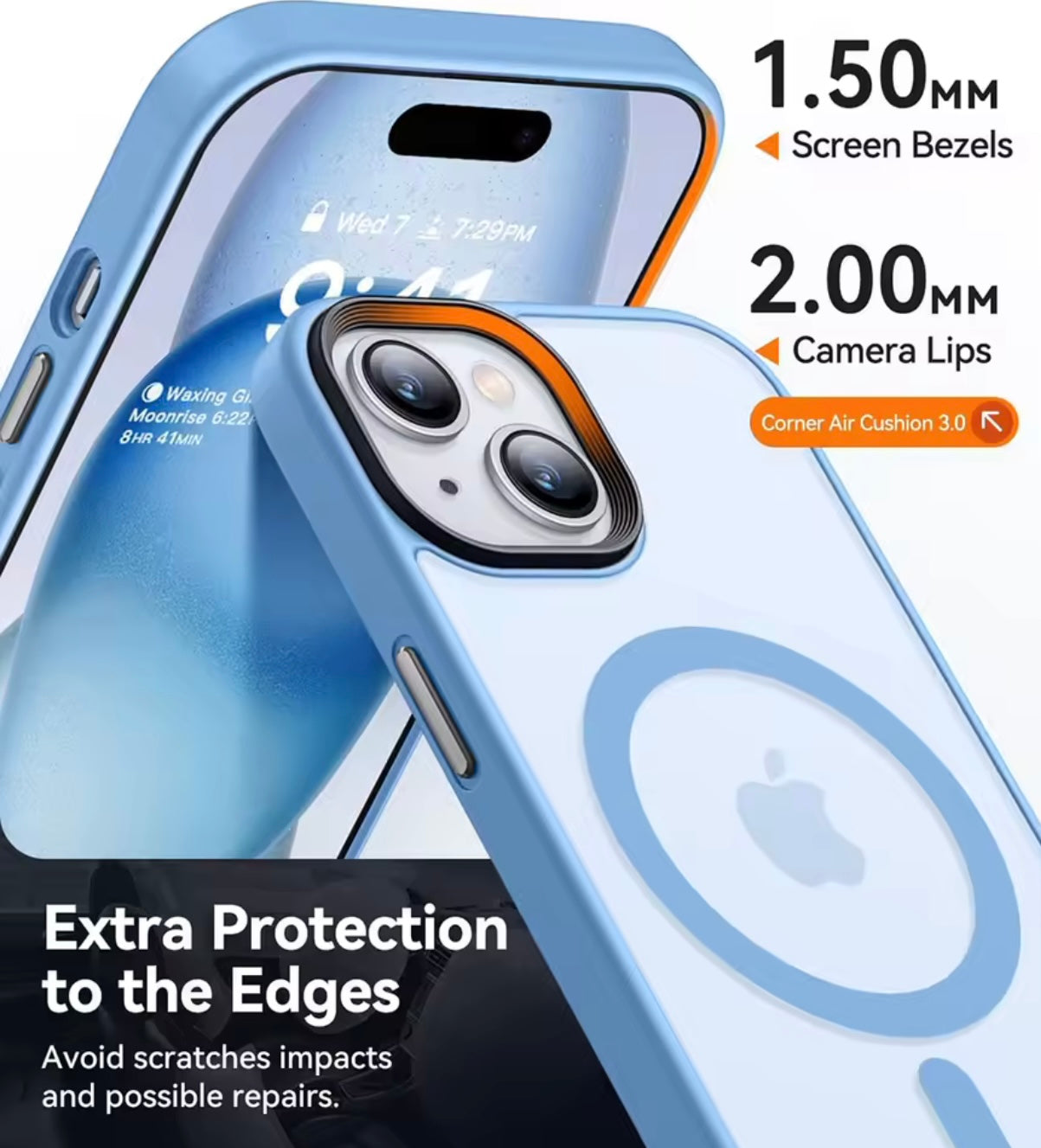 Funda magnética para iPhone | Compatible con MagSafe | Ultrafina, resistente y disponible en varios colores