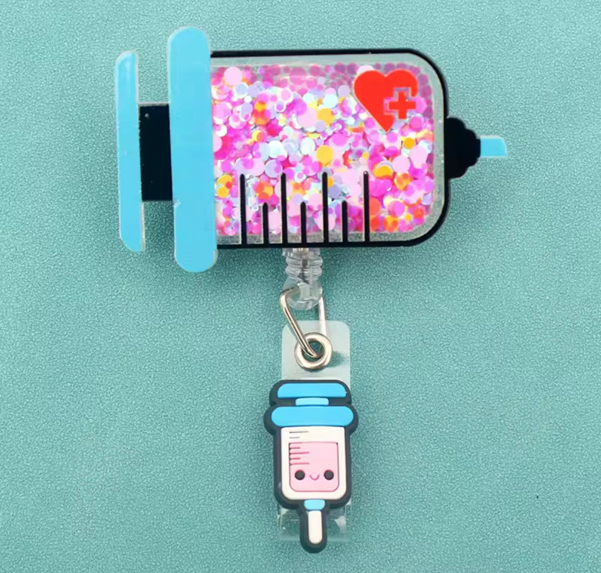 Portatarjetas retráctil, exposición, tarjeta de nombre de Enfermera