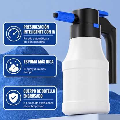 Pulverizador de Espuma Eléctrico 1,5L para Coche | Cañón de Espuma